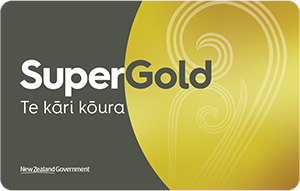 SuperGold Card - Te kāri kōura